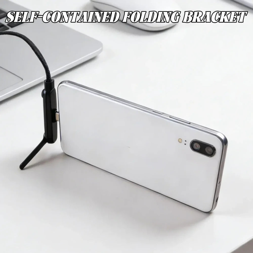 Foldable Phone Stand Charging Cable