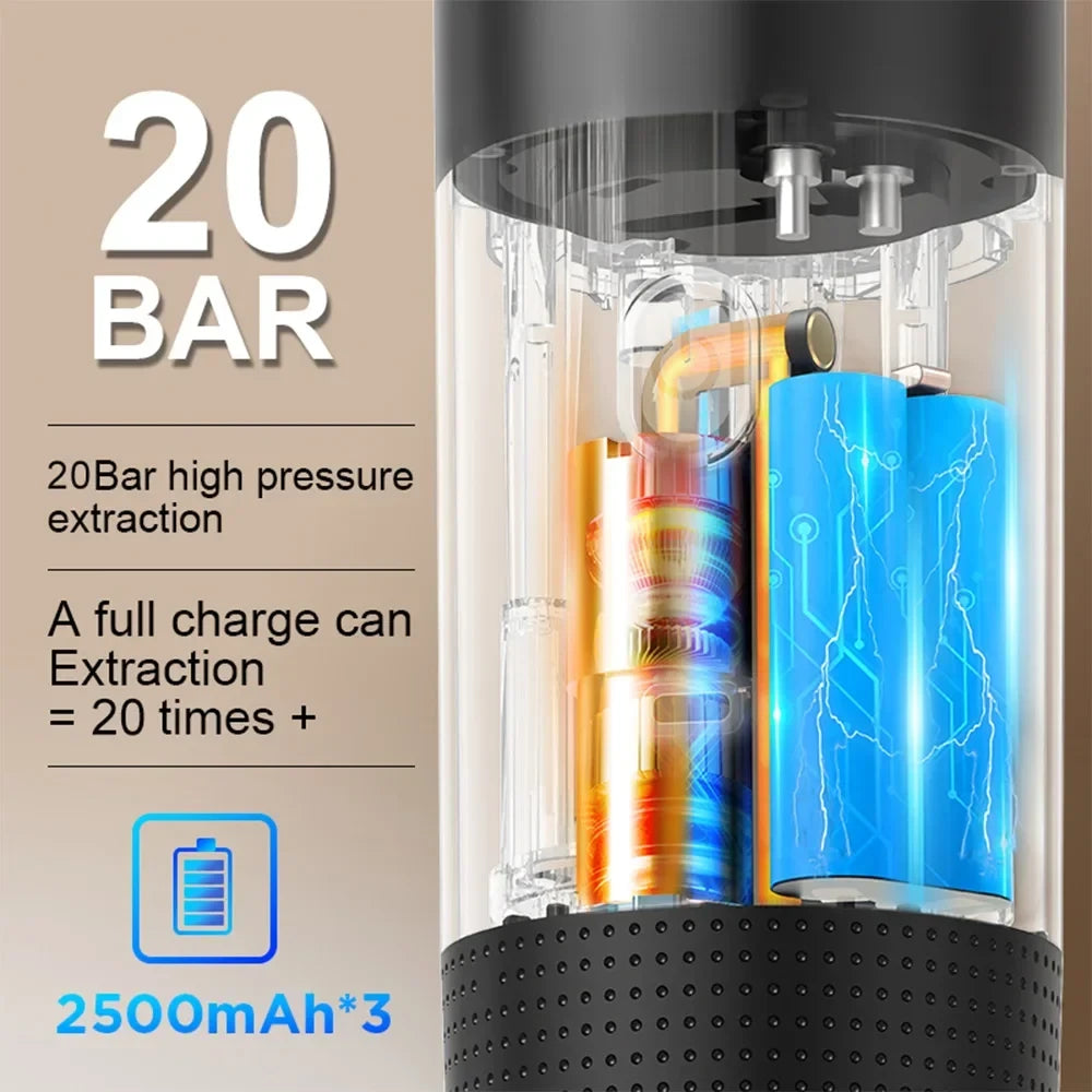 Portable Electric Espresso Coffee Maker