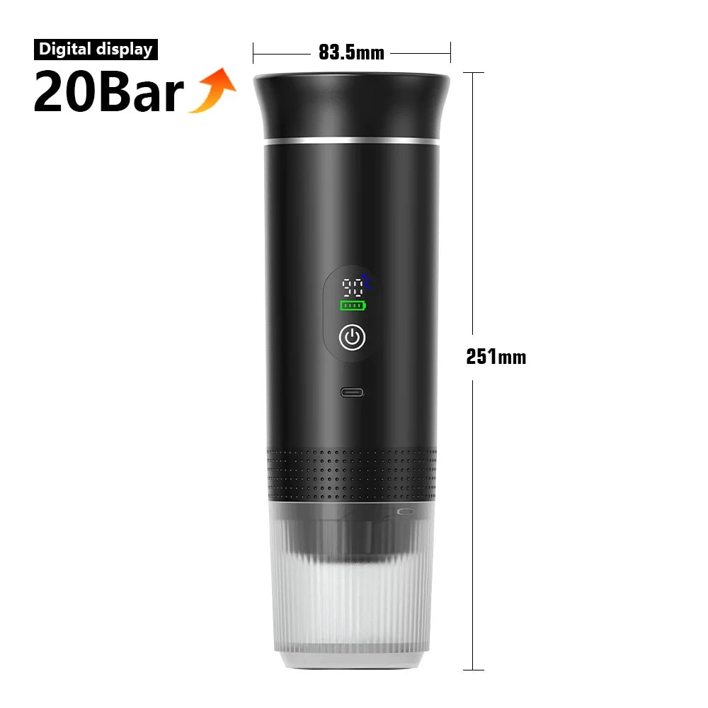 Portable Electric Espresso Coffee Maker