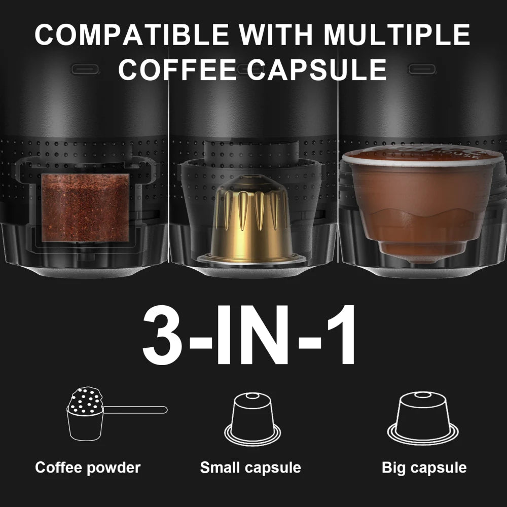 Portable Electric Espresso Coffee Maker