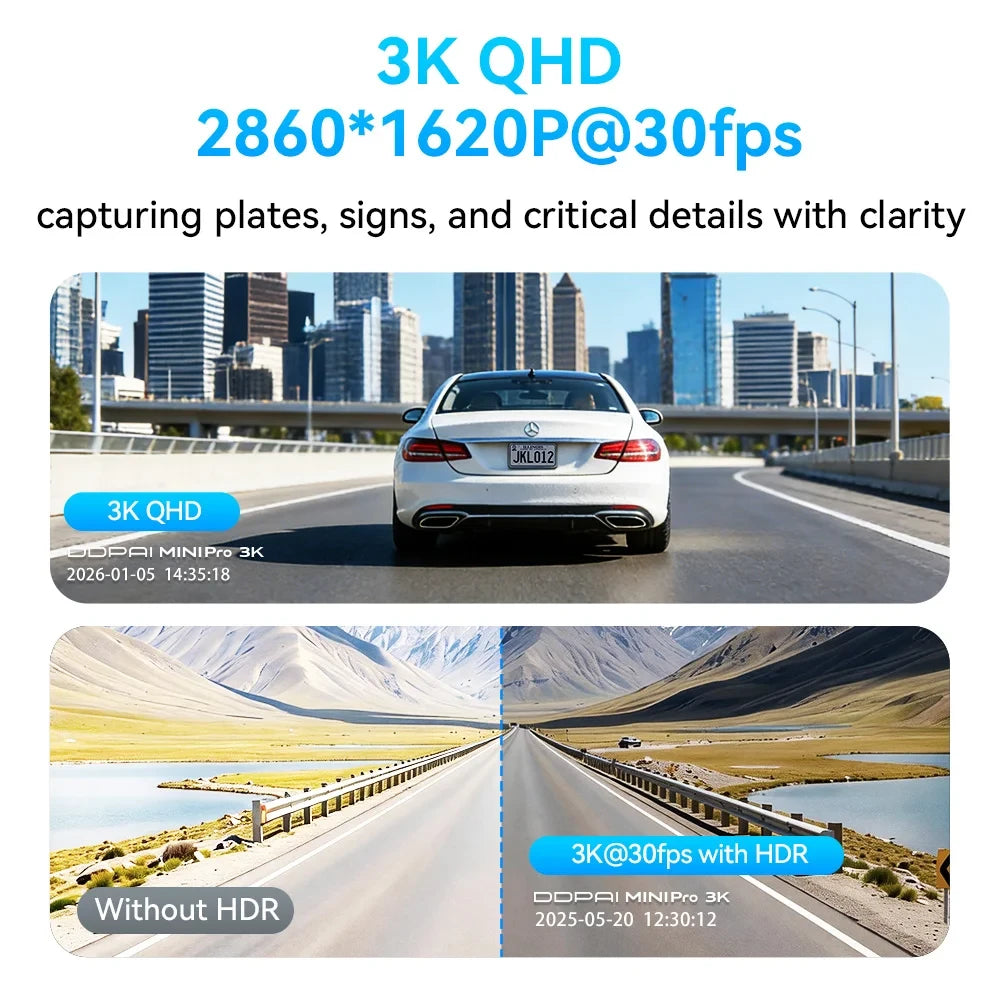 Compact WiFi Car Dash Cam