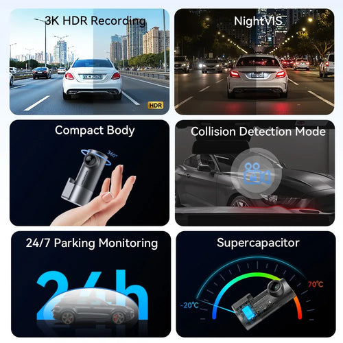 Compact WiFi Car Dash Cam