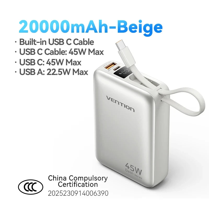 Portable Fast Charging Power Bank