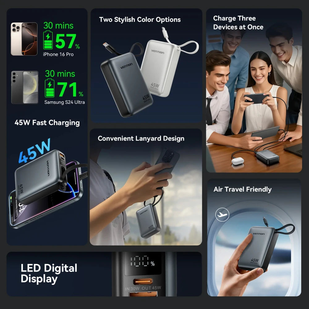 Portable Fast Charging Power Bank