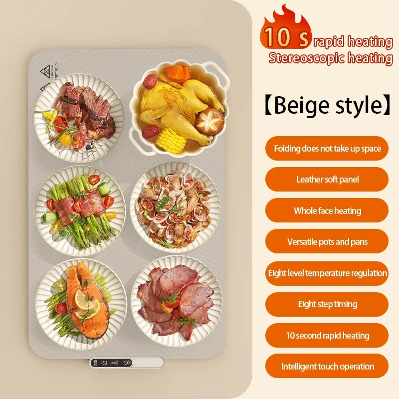 Foldable Silicone Food Warmer Pad